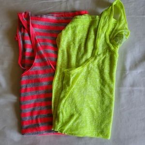 Bundle of 2 Express racerback layering tank tops